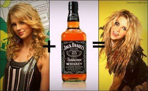 Taylor Swift + Jack Daniels = Kesha!