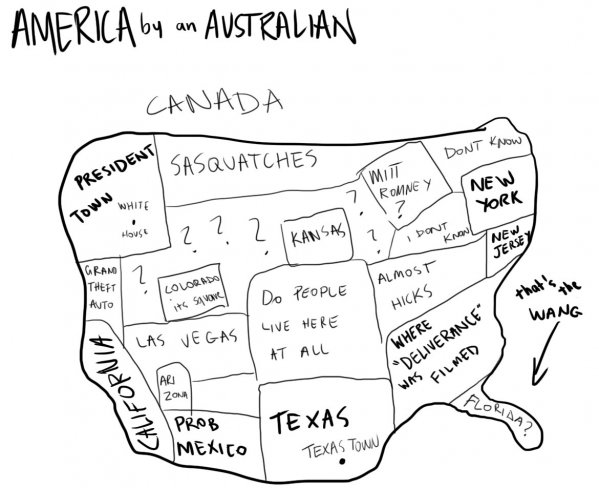 America as seen by an Australian