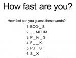 How Fast Are You?