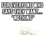 Nothing