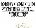 Nothing